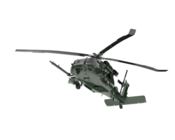 Hubschrauber isoliert auf transparentem Hintergrund. 3D-Rendering - Abbildung png