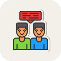 Conversation Vector Icon