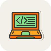 icono de vector de software