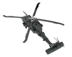 helikopter isolerat på transparent bakgrund. 3d tolkning - illustration png