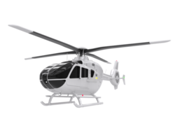 Helicopter isolated on transparent background. 3d rendering - illustration png