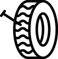 nail tire vector illustration on a background.Premium quality symbols.vector icons for concept and graphic design.