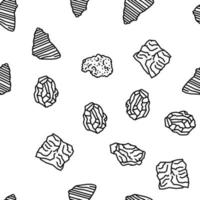 stone rock texture nature vector seamless pattern