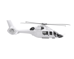 Helicopter isolated on transparent background. 3d rendering - illustration png