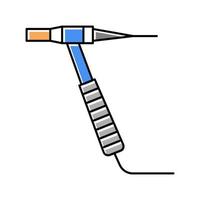 ilustración de vector de icono de color de máquina de soldadura