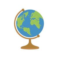 World globe on a stand vector