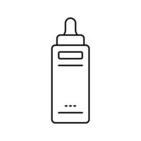 scalp savior line icon vector illustration