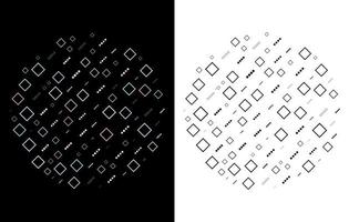 Seamless pattern with multi color geometric shapes free, Abstract background, Bright colorful square elements on a black background, vector abstract pixel rain background, color wallpaper