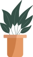 klein planten in potten. png