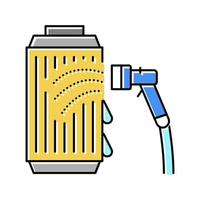 filter cleaning color icon vector illustration