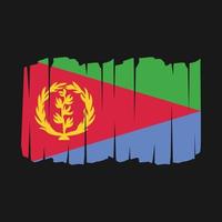 Eritrea Flag Brush vector