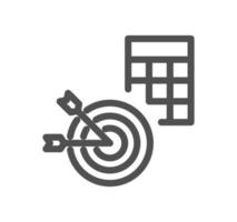 Calculation and accounting related icon outline and linear vector. vector