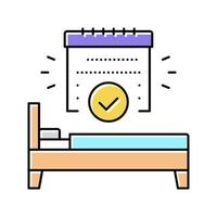 stimulus control therapy color icon vector illustration