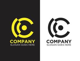 Company website logo, modern minimal abstract and clean logo design vector