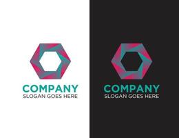 Company website logo, modern minimal abstract and clean logo design vector