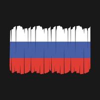 Russia Flag Brush Strokes vector
