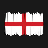 England Flag Brush Strokes vector