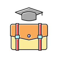 educational process color icon vector illustration