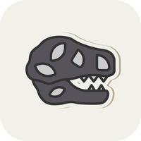 Tyrannosaurus Vector Icon