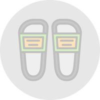 Slippers Vector Icon