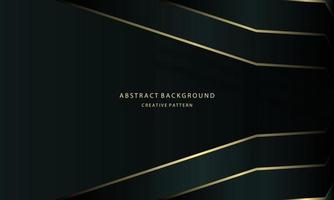 abstract background geometric liquid gradient black color and green emerald luxury gradient with gold light on the back, for posters, banners, etc., vector design copy space area eps 10