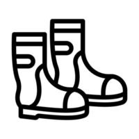 diseño de icono de botas de agua vector