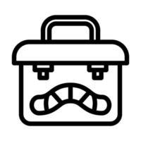 Baits Box Icon Design vector