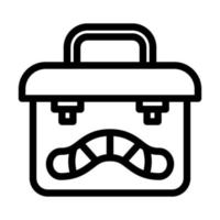 Baits Box Icon Design vector