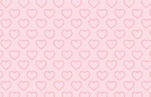 Pink Heart Pattern vector