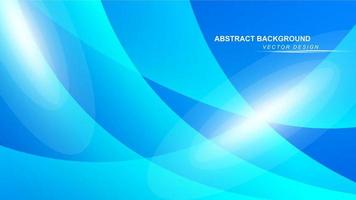 Abstract background with gradient curve shapes vector