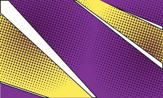 Halftone Abstract Comic Frame Background vector