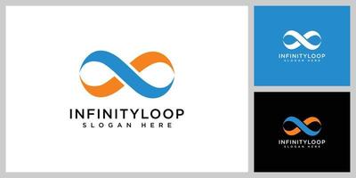 plantilla de diseño de vector de logotipo infinito