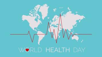 concepto del día mundial de la salud vector