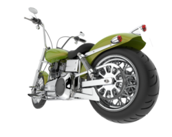 Motorrad isoliert auf transparentem Hintergrund. 3D-Rendering - Abbildung png