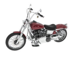 Motorcycle isolated on transparent background. 3d rendering - illustration png