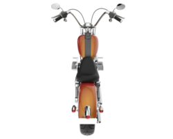 moto isolée sur fond transparent. rendu 3d - illustration png