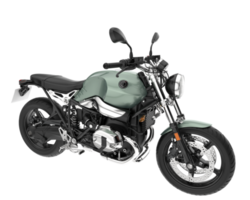 moto isolée sur fond transparent. rendu 3d - illustration png