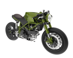 Motorcycle isolated on transparent background. 3d rendering - illustration png