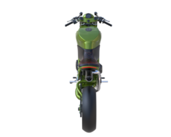 Motorcycle isolated on transparent background. 3d rendering - illustration png