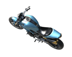 Motorrad isoliert auf transparentem Hintergrund. 3D-Rendering - Abbildung png