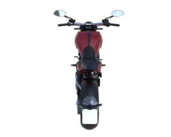 moto isolée sur fond transparent. rendu 3d - illustration png