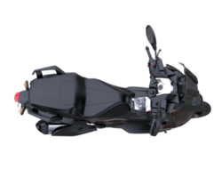 Motorrad isoliert auf transparentem Hintergrund. 3D-Rendering - Abbildung png