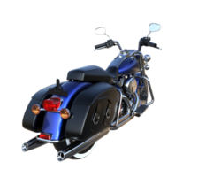 Motorrad isoliert auf transparentem Hintergrund. 3D-Rendering - Abbildung png