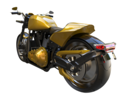 Motorcycle isolated on transparent background. 3d rendering - illustration png