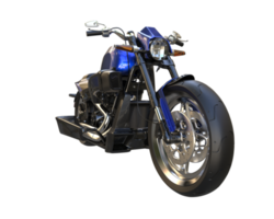 Motorcycle isolated on transparent background. 3d rendering - illustration png