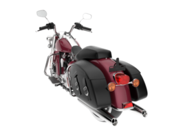 moto isolée sur fond transparent. rendu 3d - illustration png