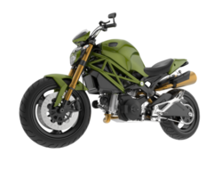 Motorrad isoliert auf transparentem Hintergrund. 3D-Rendering - Abbildung png