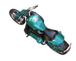 Motorrad isoliert auf transparentem Hintergrund. 3D-Rendering - Abbildung png