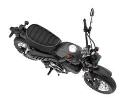 Motorcycle isolated on transparent background. 3d rendering - illustration png