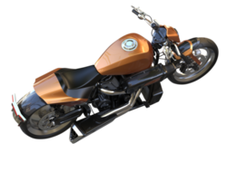 motocicleta isolada em fundo transparente. renderização 3D - ilustração png